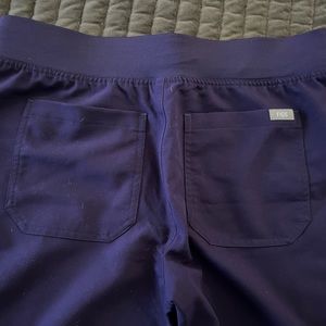 Figs Livingston purple scrub pants
